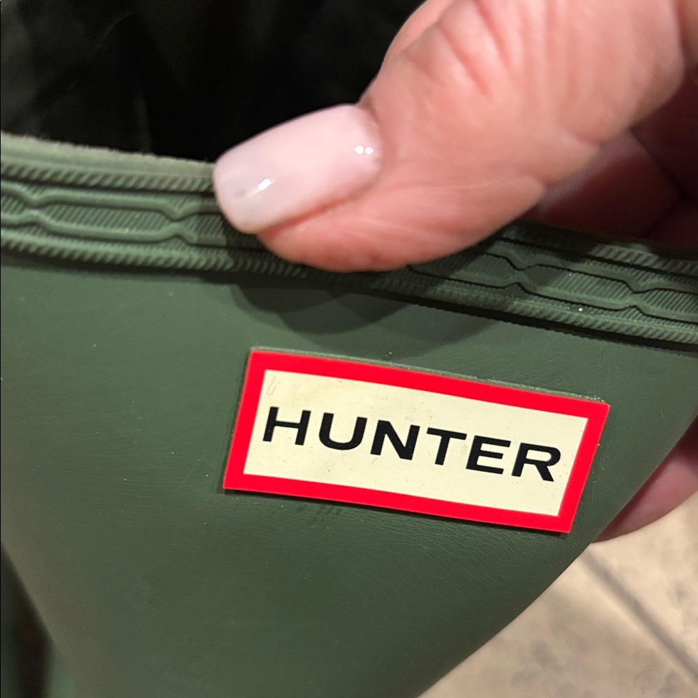 Hunter short green boots - Picture 5 of 6